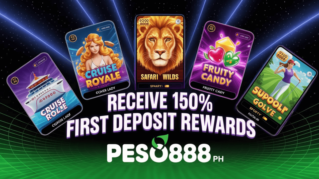 Peso888 ph – Receive 150% First Deposit Rewards