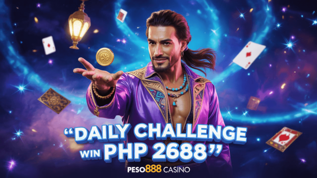 Peso888 Casino Daily Challenge Win PHP 2688