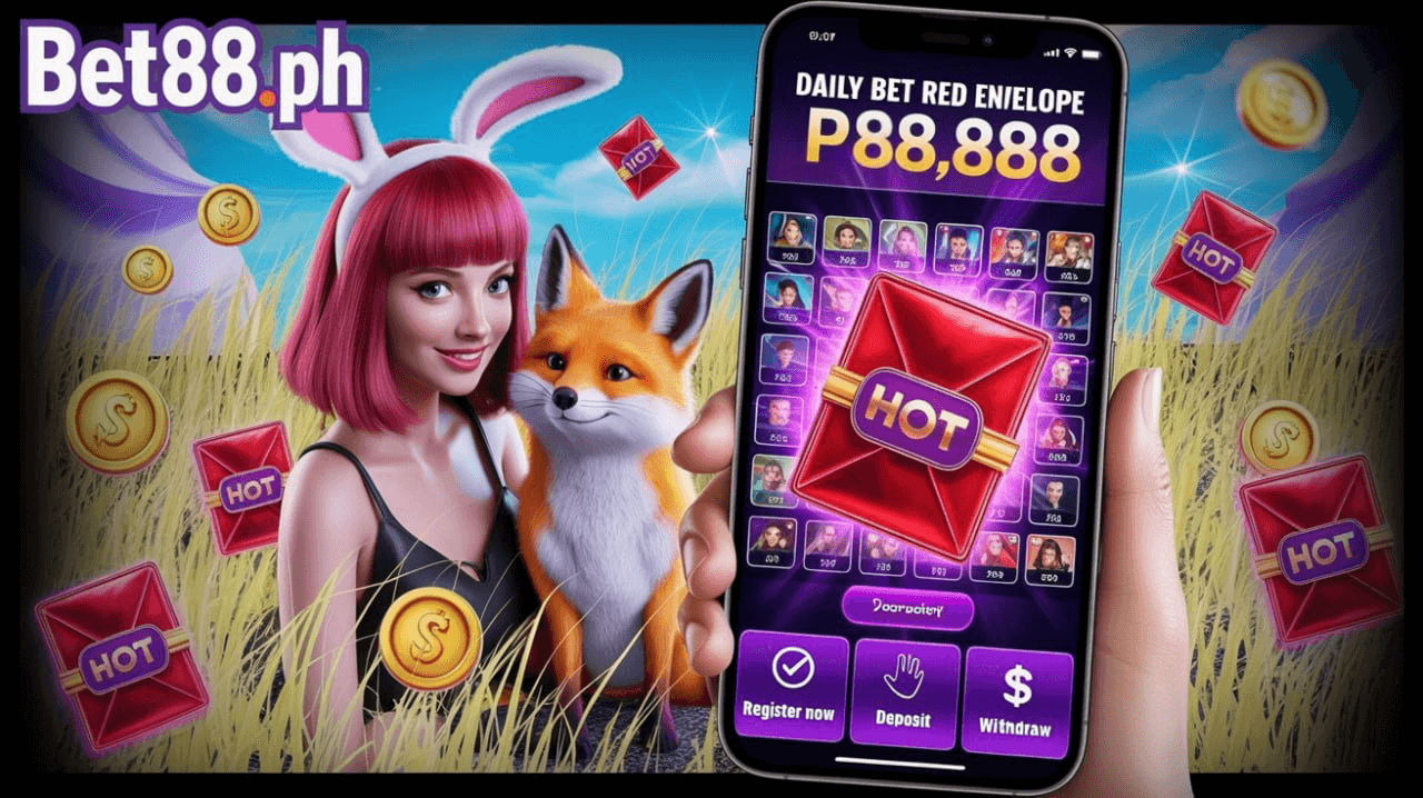 Bet88.ph – Daily Bet Red Envelope P8,888